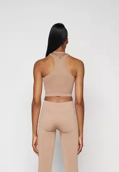 Топ Even&Odd, темно-коричневый