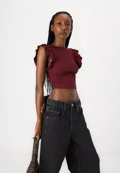 Топ Even&Odd, темно-красный