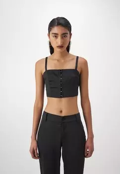 Топ EXCLUSIVE HOOK EYE TUBE Calvin Klein Jeans, черный