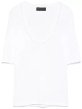 Топ Fabiana Filippi с отделкой бисером, белый