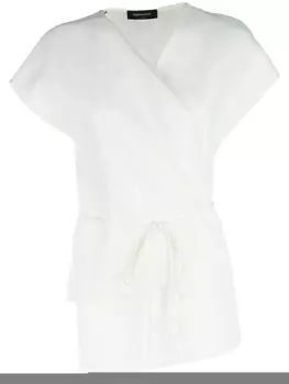 Топ Fabiana Filippi с запахом, белый