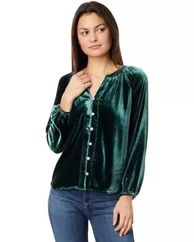 Топ Faherty Stretch Silk Velvet Naomi, цвет Sea Moss