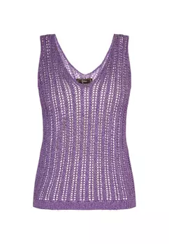 Топ faina Strick Mit Effektgarn, цвет Flieder