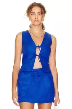 Топ FAITHFULL THE BRAND Elfie, цвет Sicilian Blue