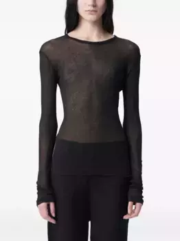 Топ Файн Ann Demeulemeester, черный