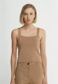 Топ Falconeri, коричневый