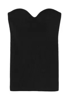 Топ FANNY Mango, черный