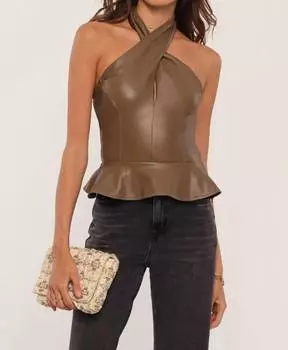 Топ Fantine из норки heartloom, цвет mink