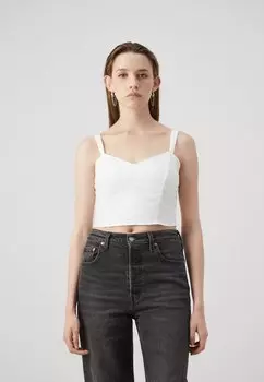 Топ Fashion Hollister Co., белый