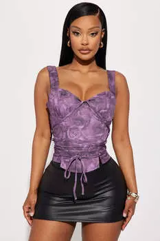 Топ Fashion Nova 22GWF8502, фиолетовый