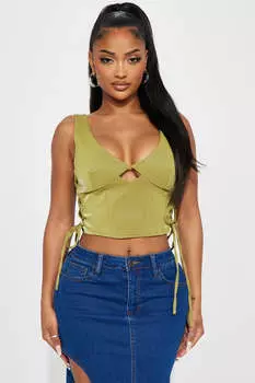 Топ Fashion Nova 23GWF1417, шартрез