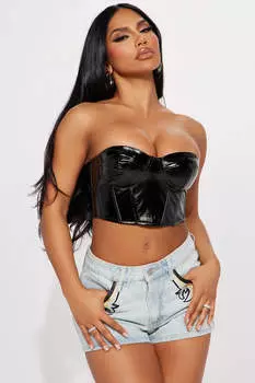 Топ Fashion Nova 519490, черный