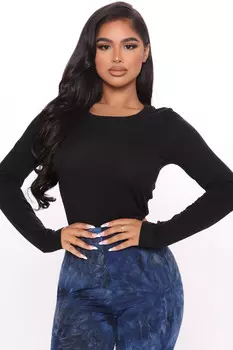 Топ Fashion Nova 62800, черный