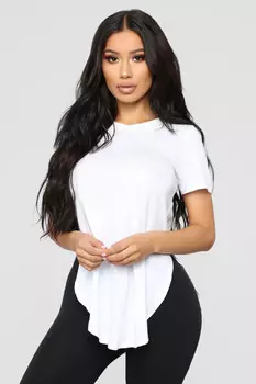 Топ Fashion Nova 69411XL, белый