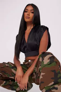 Топ Fashion Nova B19342, черный