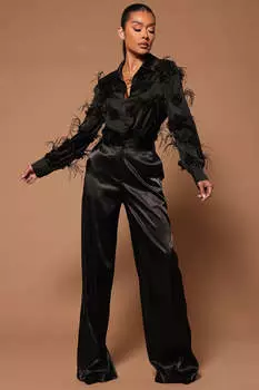 Топ Fashion Nova B52070, черный