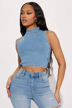 Топ Fashion Nova FN7104FT27, синий