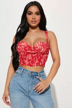 Топ Fashion Nova GW22C1393, красный