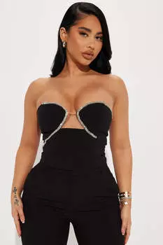 Топ Fashion Nova GW22X8025, черный