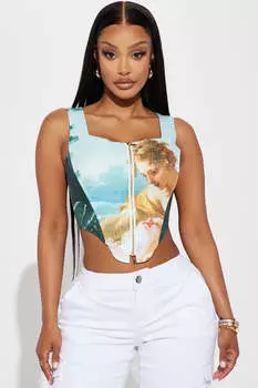 Топ Fashion Nova GWQ3032, разноцветный