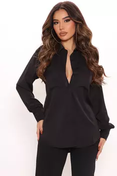 Топ Fashion Nova HF21F725, черный
