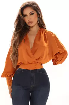 Топ Fashion Nova HF22C026, ржавчина