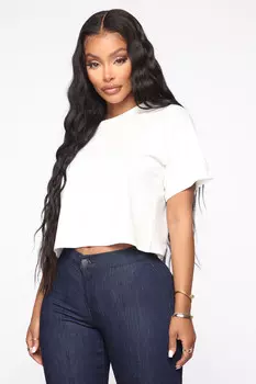 Топ Fashion Nova JT35619A, белый