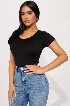 Топ Fashion Nova JT50206, черный