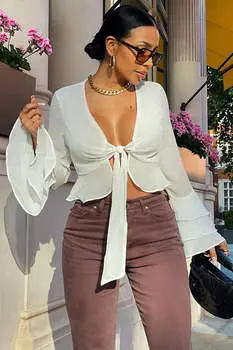 Топ Fashion Nova KT2200, слоновая кость
