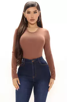 Топ Fashion Nova LKT2005L, шоколад