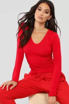 Топ Fashion Nova LKT2006LT, красный