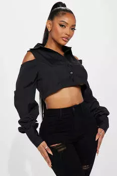 Топ Fashion Nova MT6603FN, черный