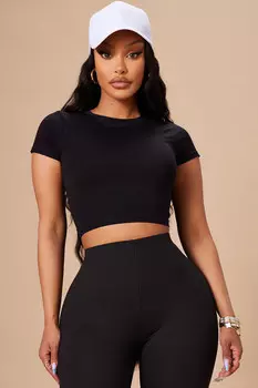 Топ Fashion Nova RT32675, черный