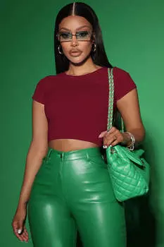 Топ Fashion Nova RT32675, вино