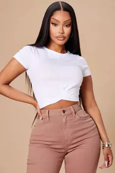 Топ Fashion Nova RT70358, белый