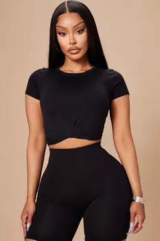 Топ Fashion Nova RT70358, черный