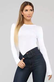 Топ Fashion Nova T10034, белый
