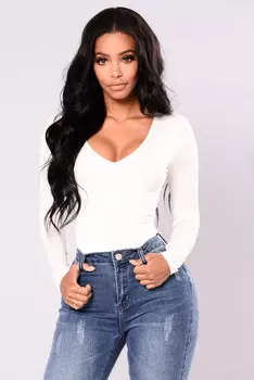 Топ Fashion Nova T4073, слоновая кость
