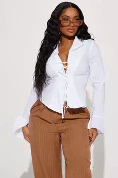 Топ Fashion Nova T4311PD, белый