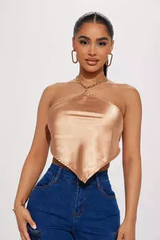 Топ Fashion Nova T4522, шампанское