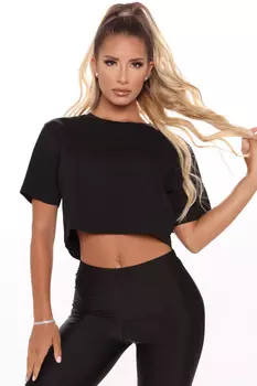 Топ Fashion Nova ZDCJ100, черный