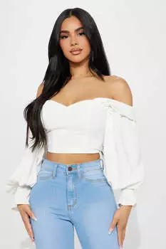 Топ Fashion Nova ZT10039FN, белый