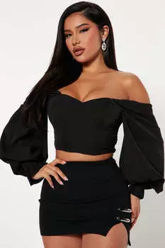 Топ Fashion Nova ZT10039FN, черный