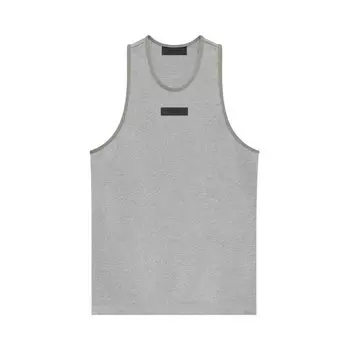 Топ Fear Of God Essentials Fear of God Essentials Heavy Jersey Tank Top, серый