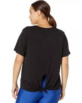 Топ Fila Plus Size Expression V-Neck Top, черный
