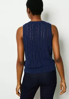 Топ FINN Etam, темно-синий