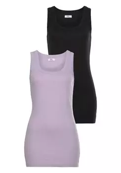 Топ FLASHLIGHTS, цвет Pastel purple/Black