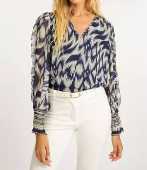 Топ Flora в синем цвете Katsuri CABALLERO