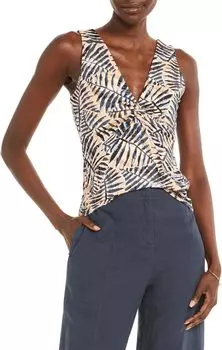 Топ Flowing Ferns Tank NIC+ZOE, цвет Neutral Multi