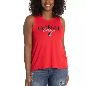 Топ Flying Colors Apparel Georgia Bulldogs, красный